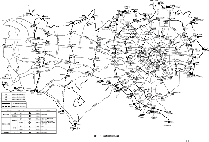 令和6年交通量調査地点図